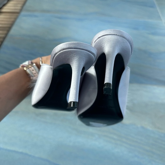 SOLD ❌❌❌Saint Laurent Mae Slip-On Mules 37.5 $945 - Picture 10 of 11